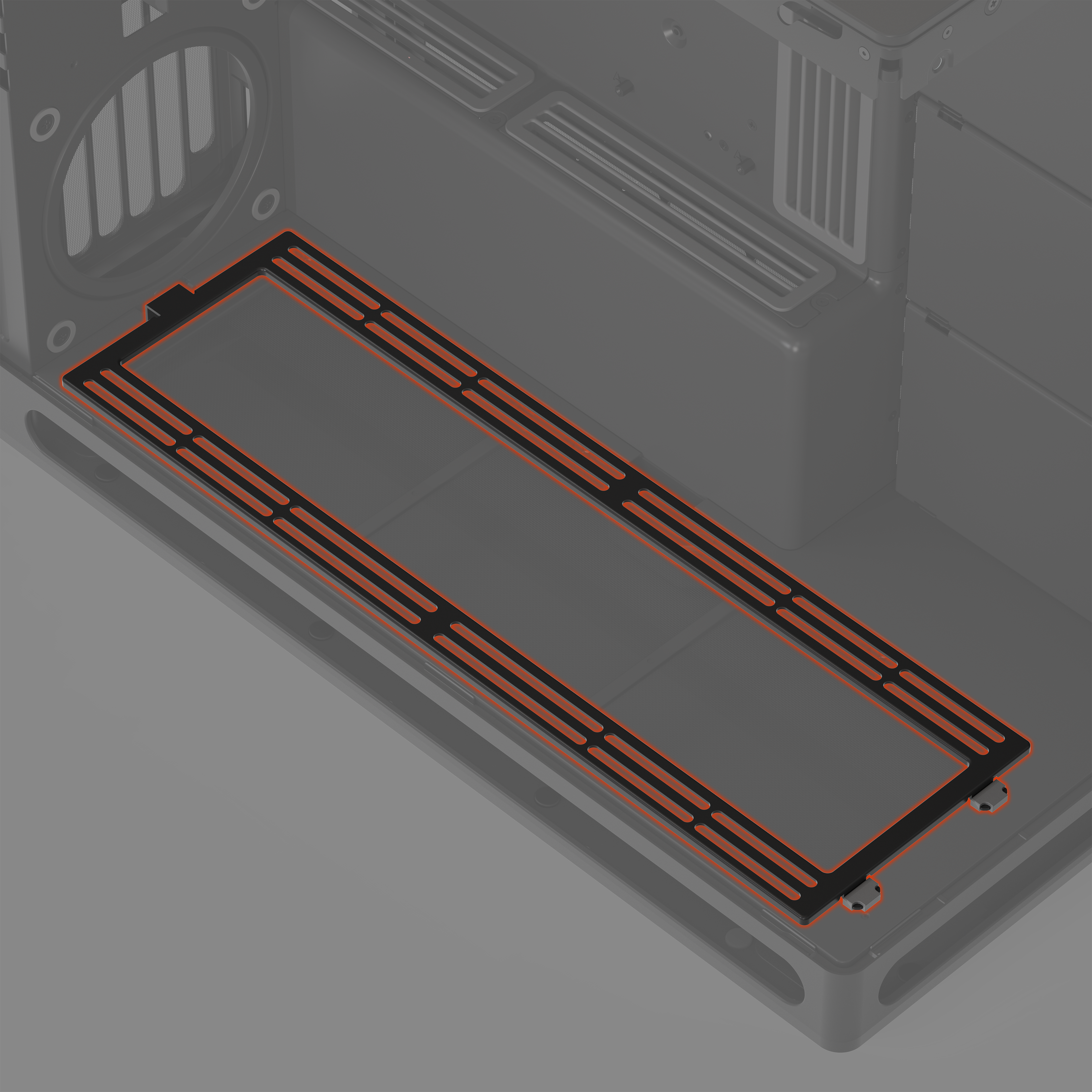 HS 420 Bottom Fan Bracket