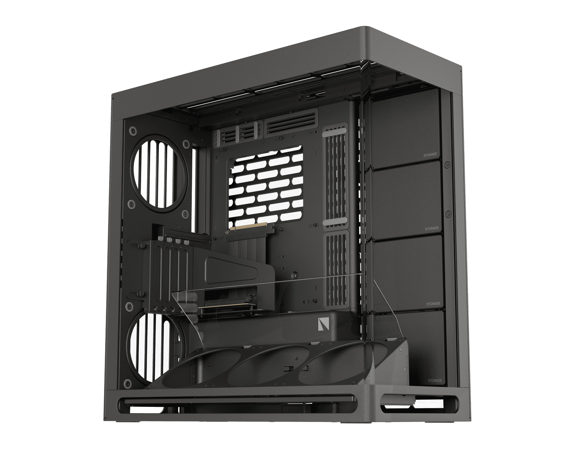 Pc Case Triple Slot Vertical Gpu Mount Corsair Best Gpu Holder