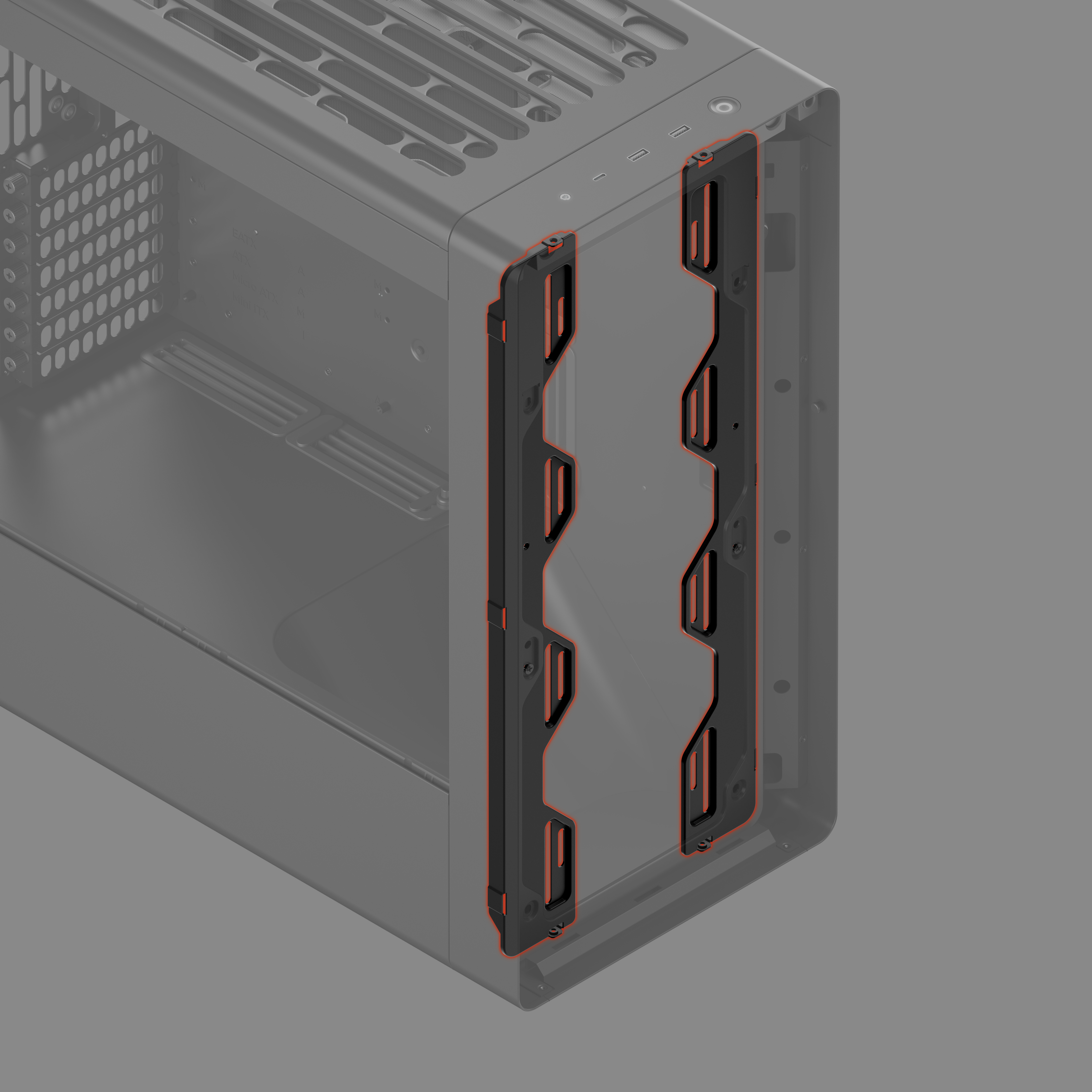 BF 360 Front Fan Extension Bracket