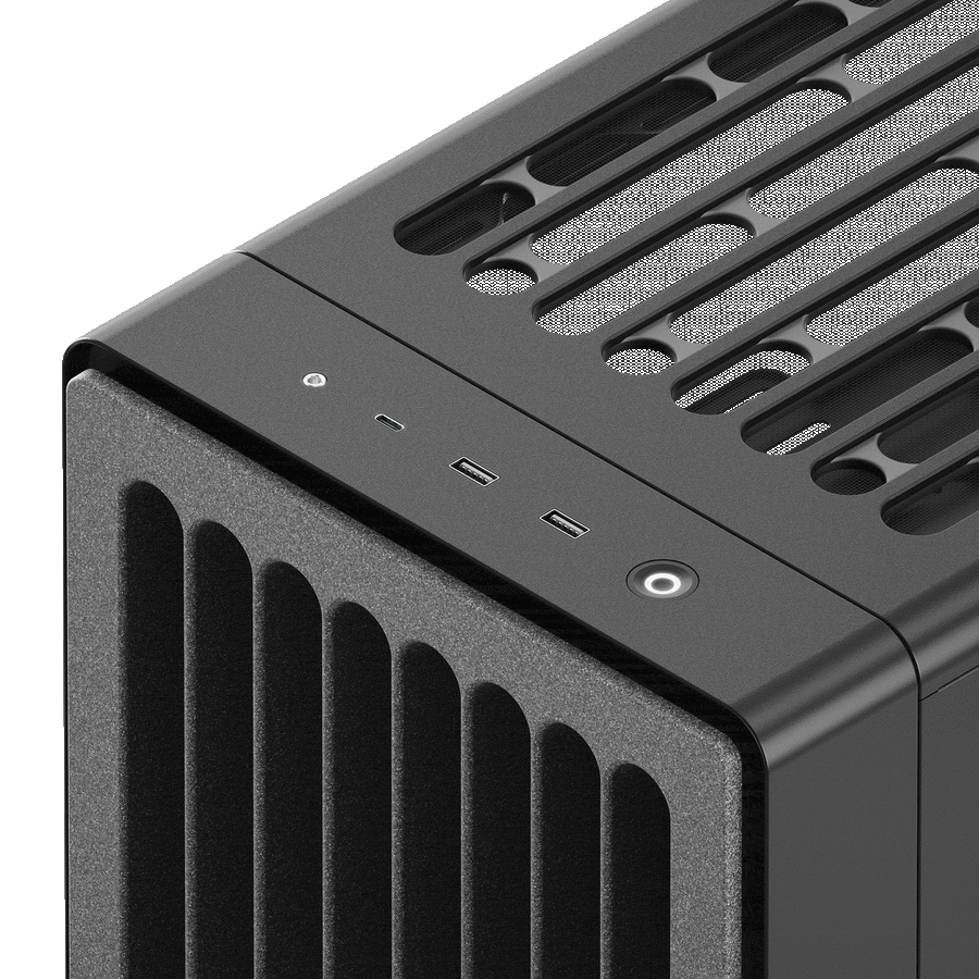 HAVN BF 360 Flow Black フロント上部のI/Oポート