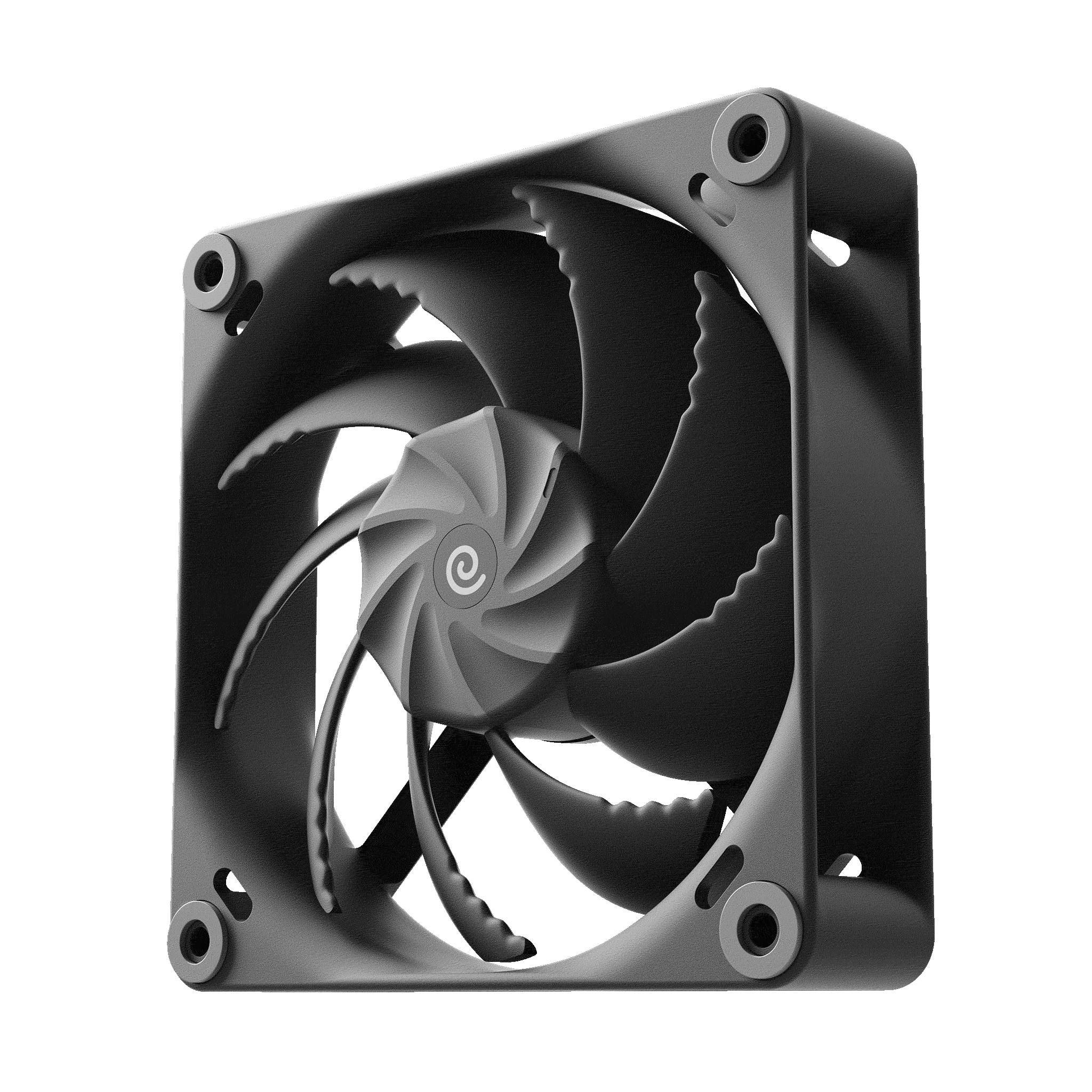 HAVN H12 H Series PC case fan in black, angled view